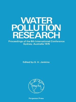 cover image of Eighth International Conference on Water Pollution Research